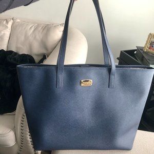 SOLD - Michael Kors Jet Set Tote in Dark Blue